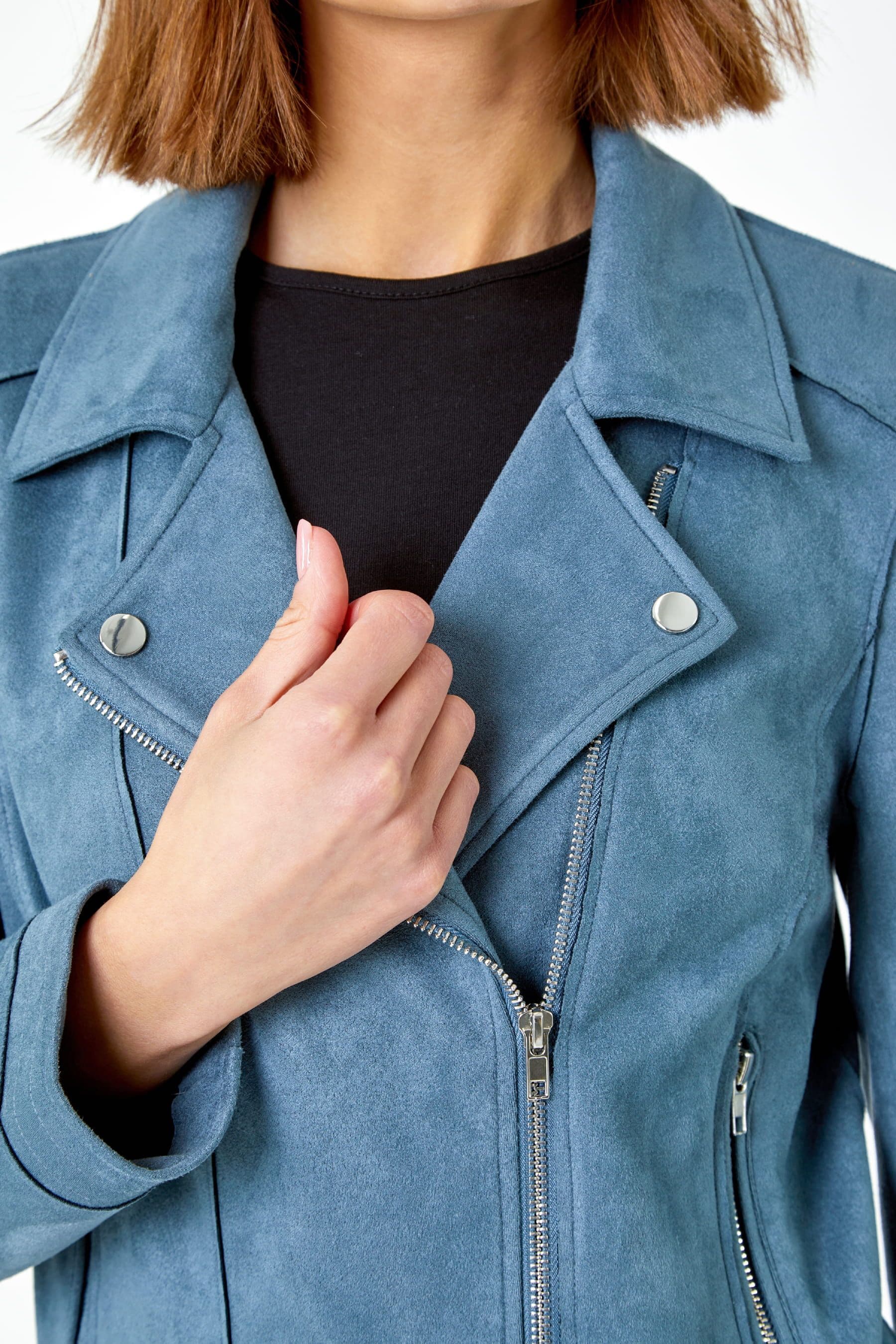 Next suedette biker jacket deals