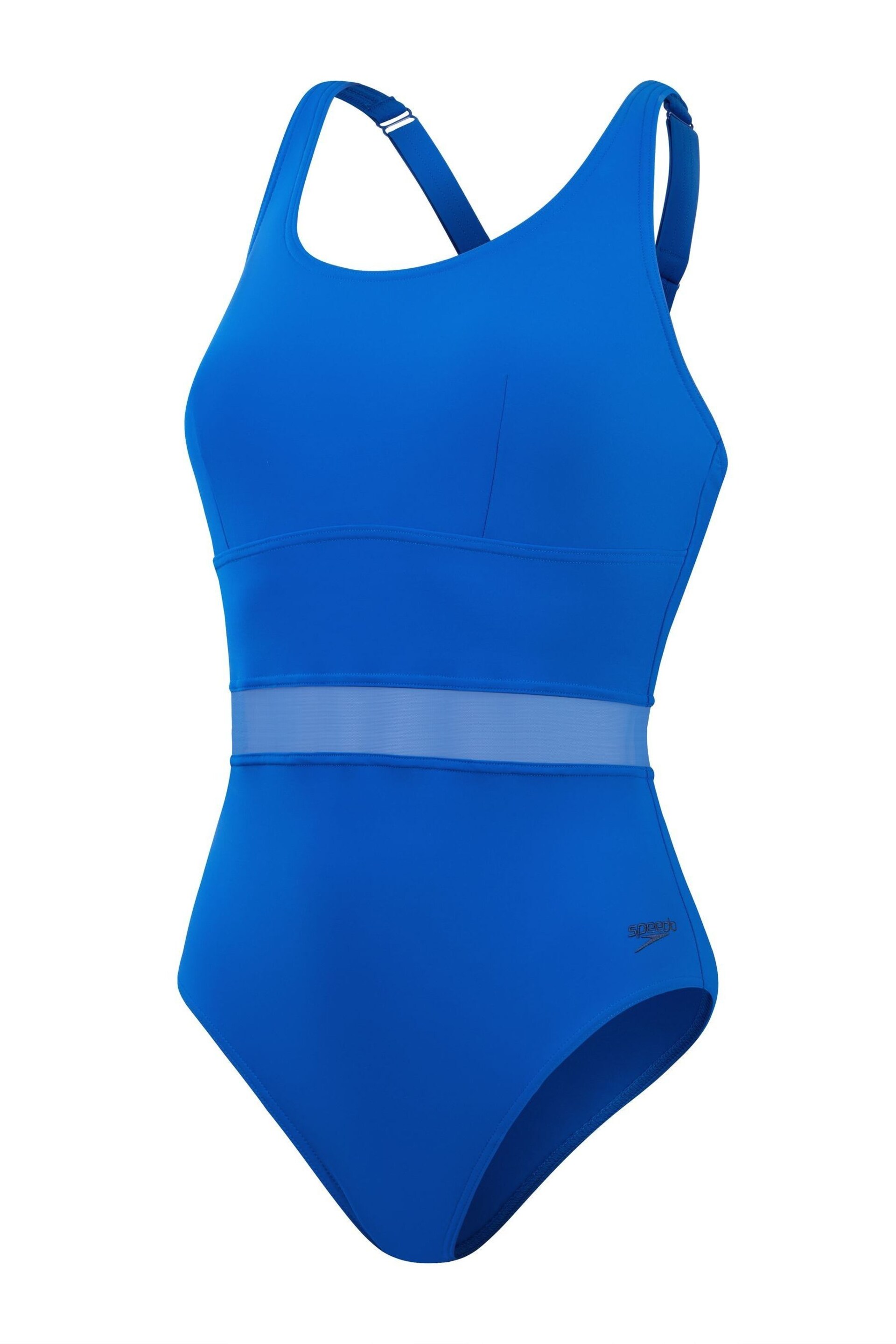 Speedo Womens Blue Shaping LuniaGlow 1 Piece Swimsuit - Image 7 of 11