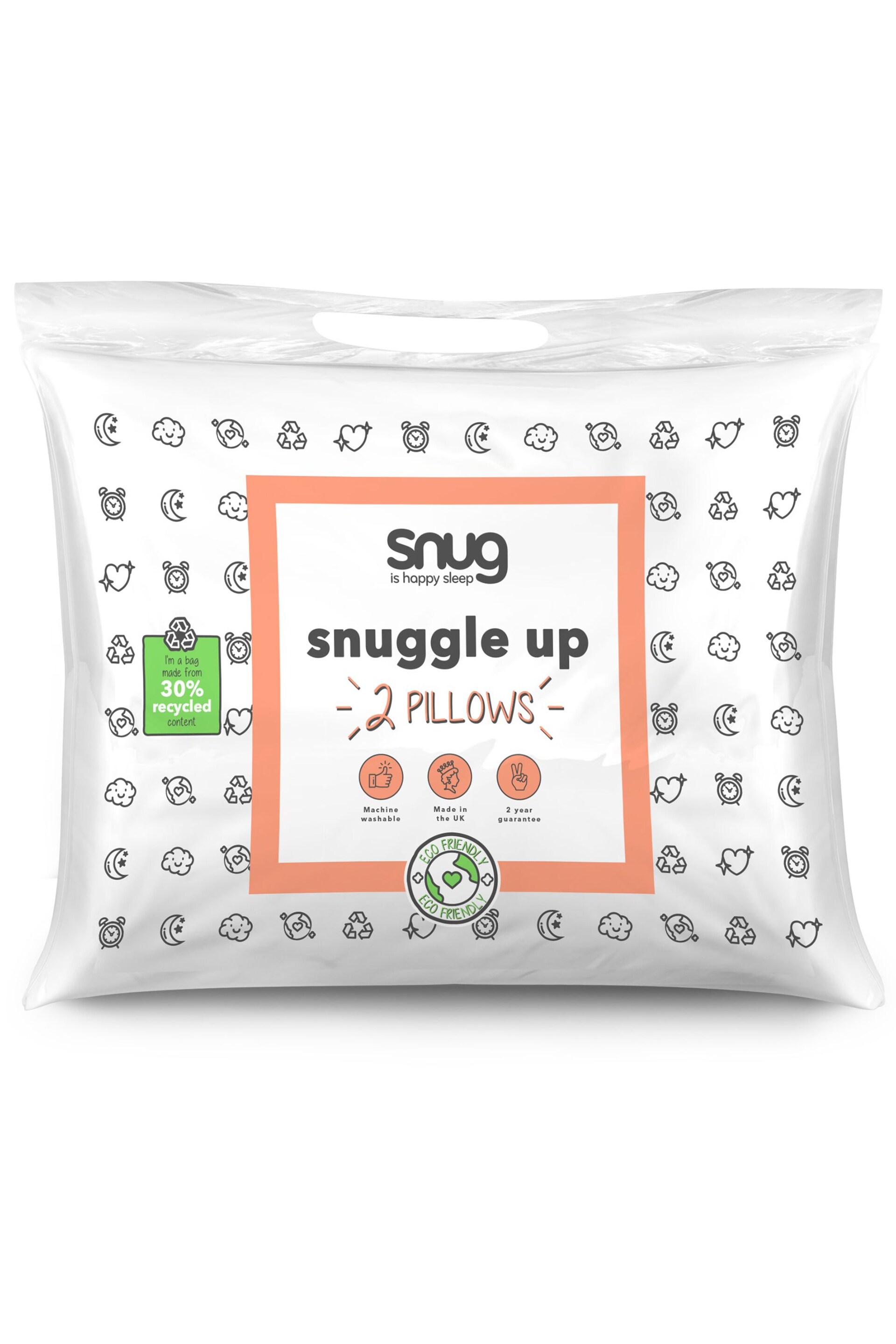 Snug Snuggle Up Pillows - 2 Pack - Image 6 of 10