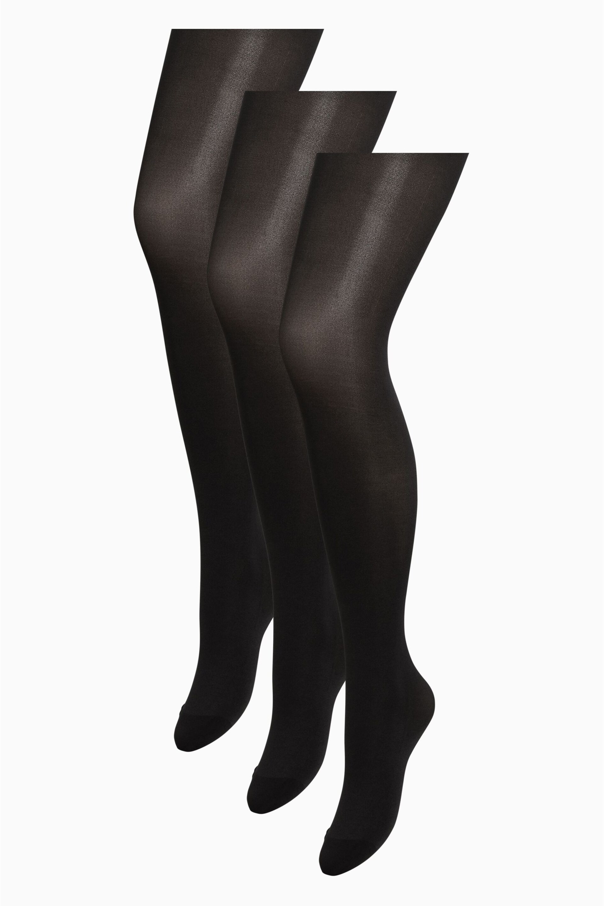 Black 40 Denier Opaque Tights Three Pack - Image 8 of 8