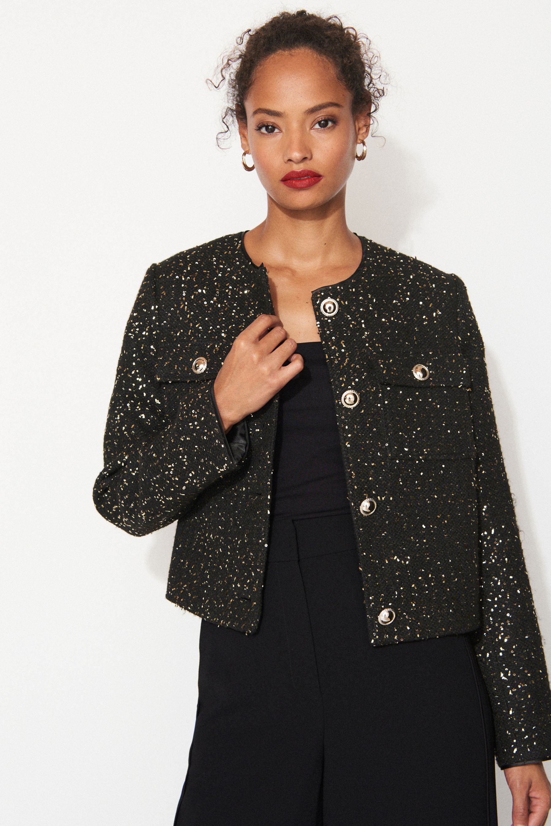 Gold sparkle jacket 2025