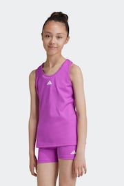 adidas Purple Techfit Vest Kids - Image 1 of 7