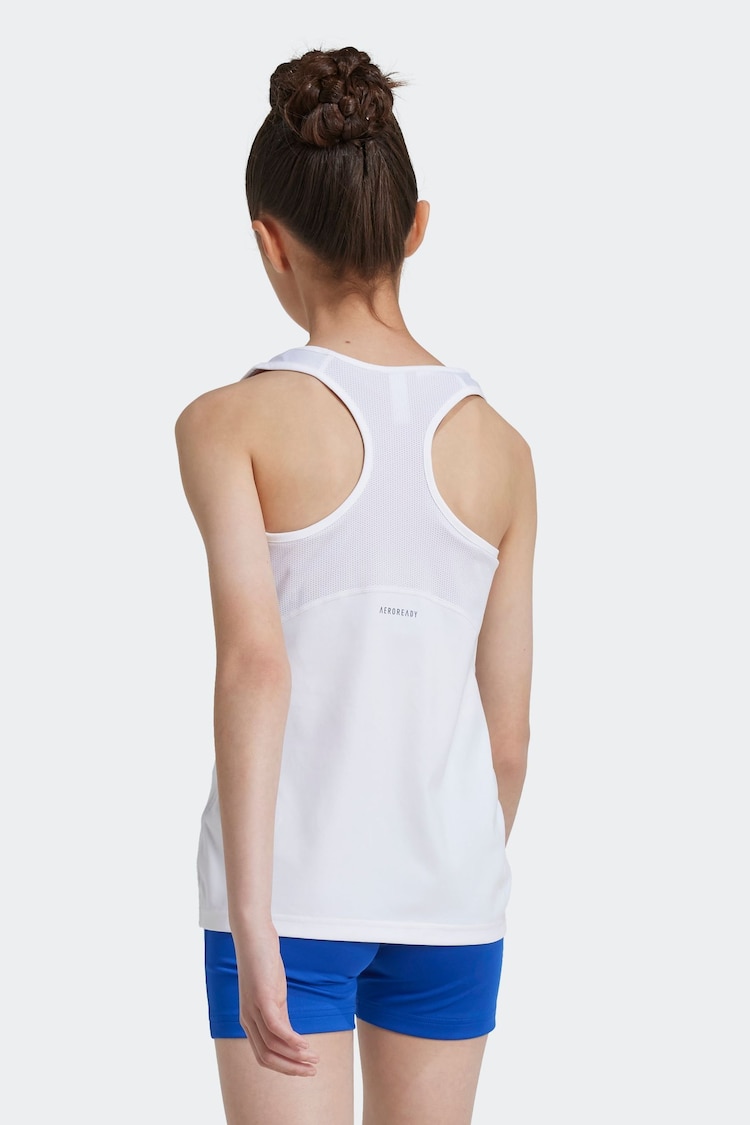 adidas White Techfit Vest Kids - Image 2 of 7