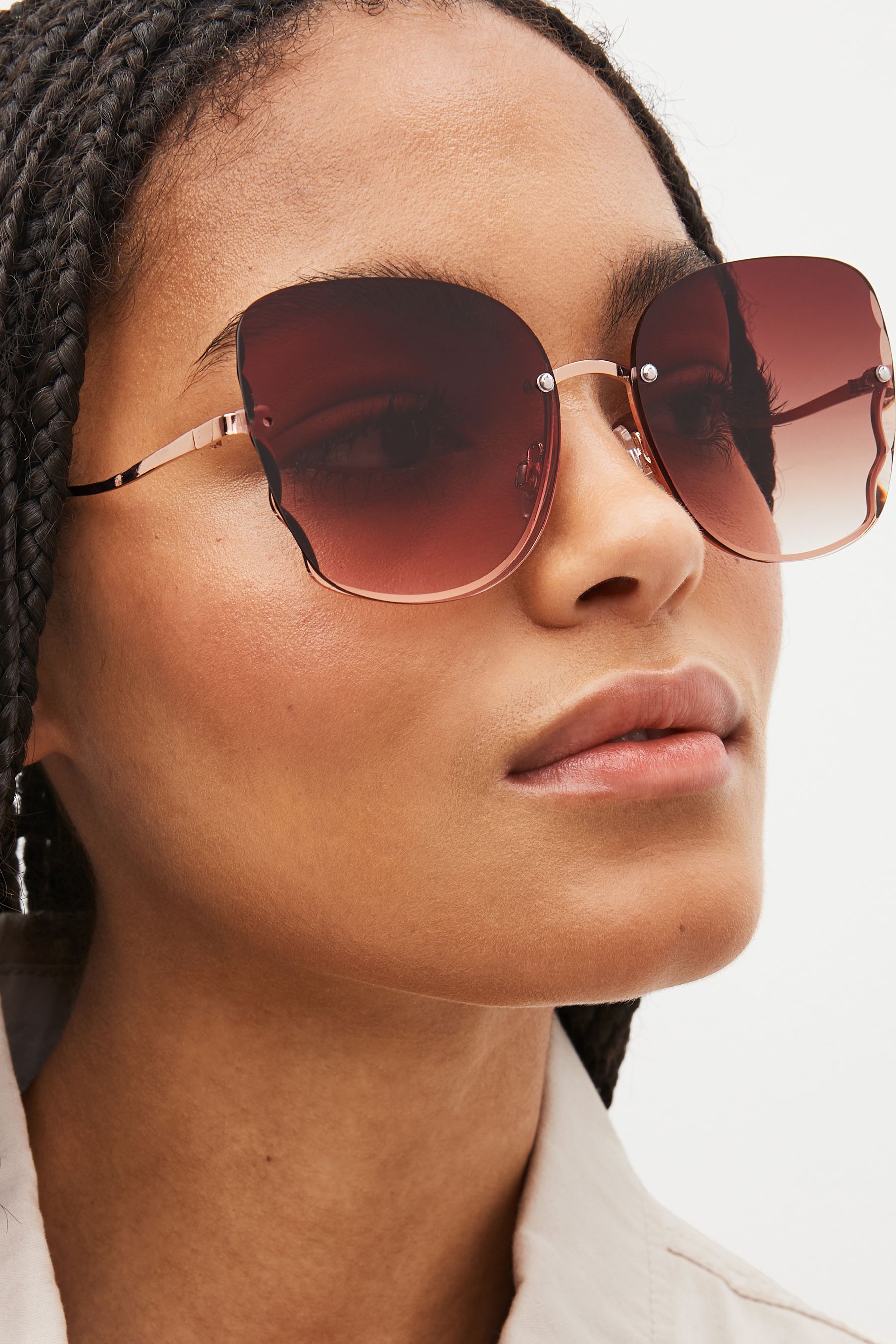 Rose gold cat outlet eye sunglasses