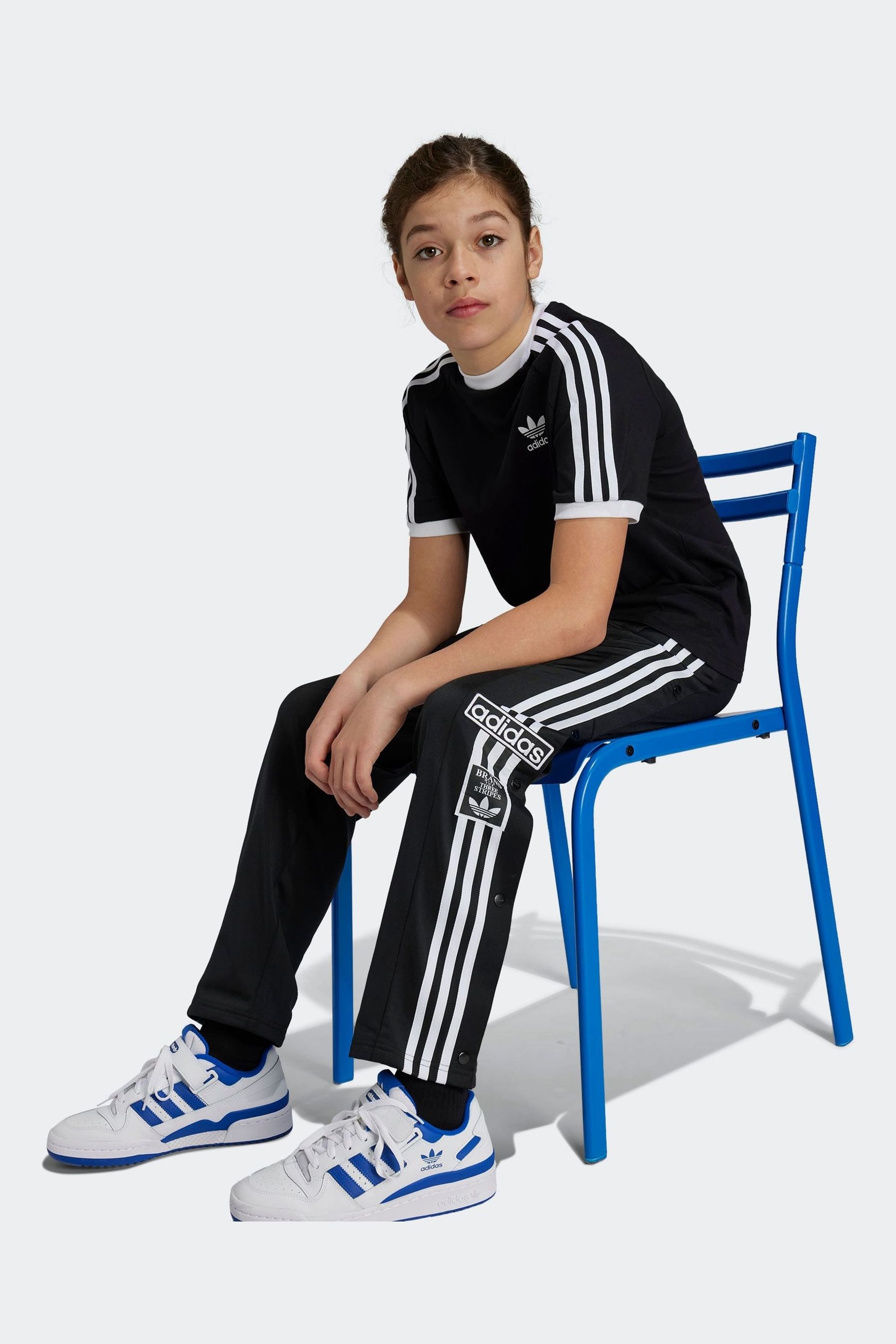 Buy adidas Dark Black adidas Originals Adibreak Tracksuit Bottoms Kids from the Next UK online shop