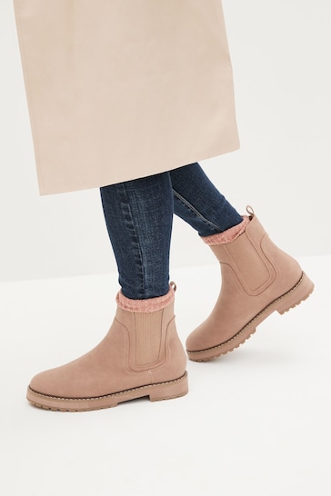 Pink Regular/Wide Fit Forever Comfort® Chelsea Ankle Boots