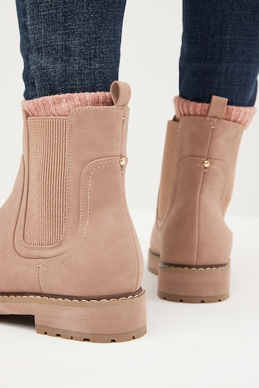 Pink Regular/Wide Fit Forever Comfort® Chelsea Ankle Boots
