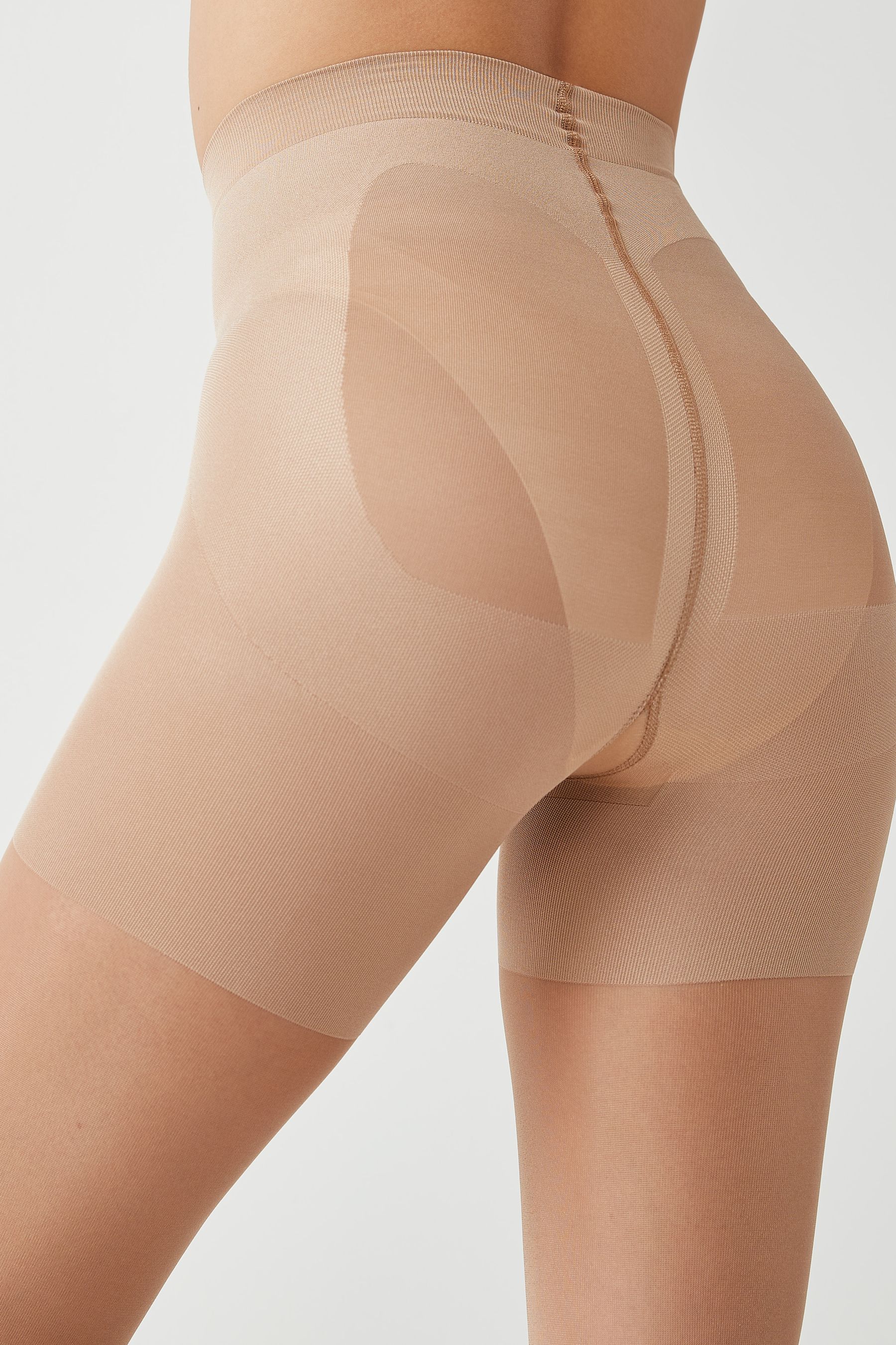 Glossy tan tights 2025