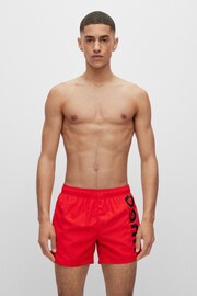 Hugo Black Abas Swim Shorts - Image 1 of 4