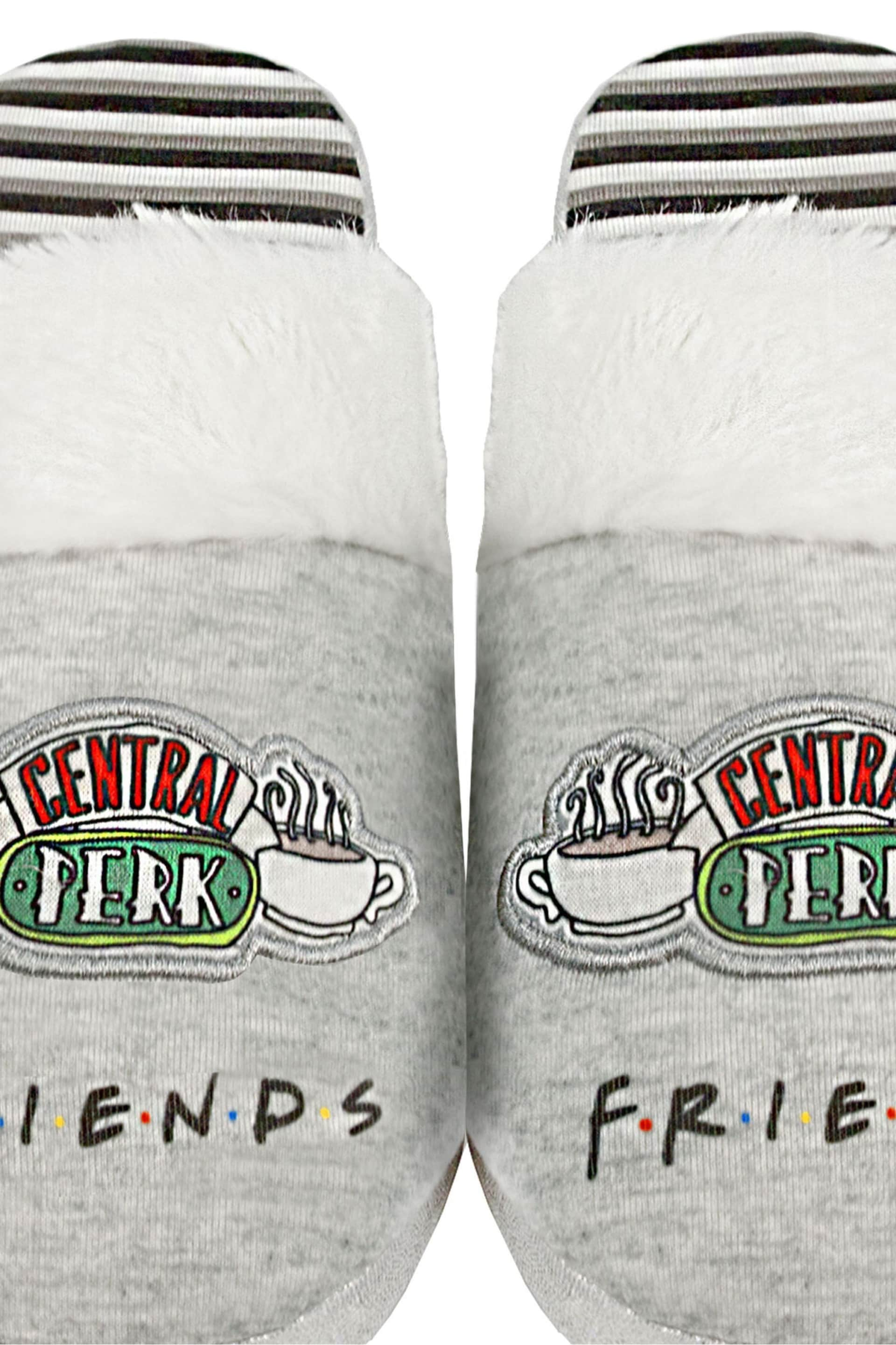 Vanilla Underground Grey Friends Girls Licensed Slippers - Image 4 of 4