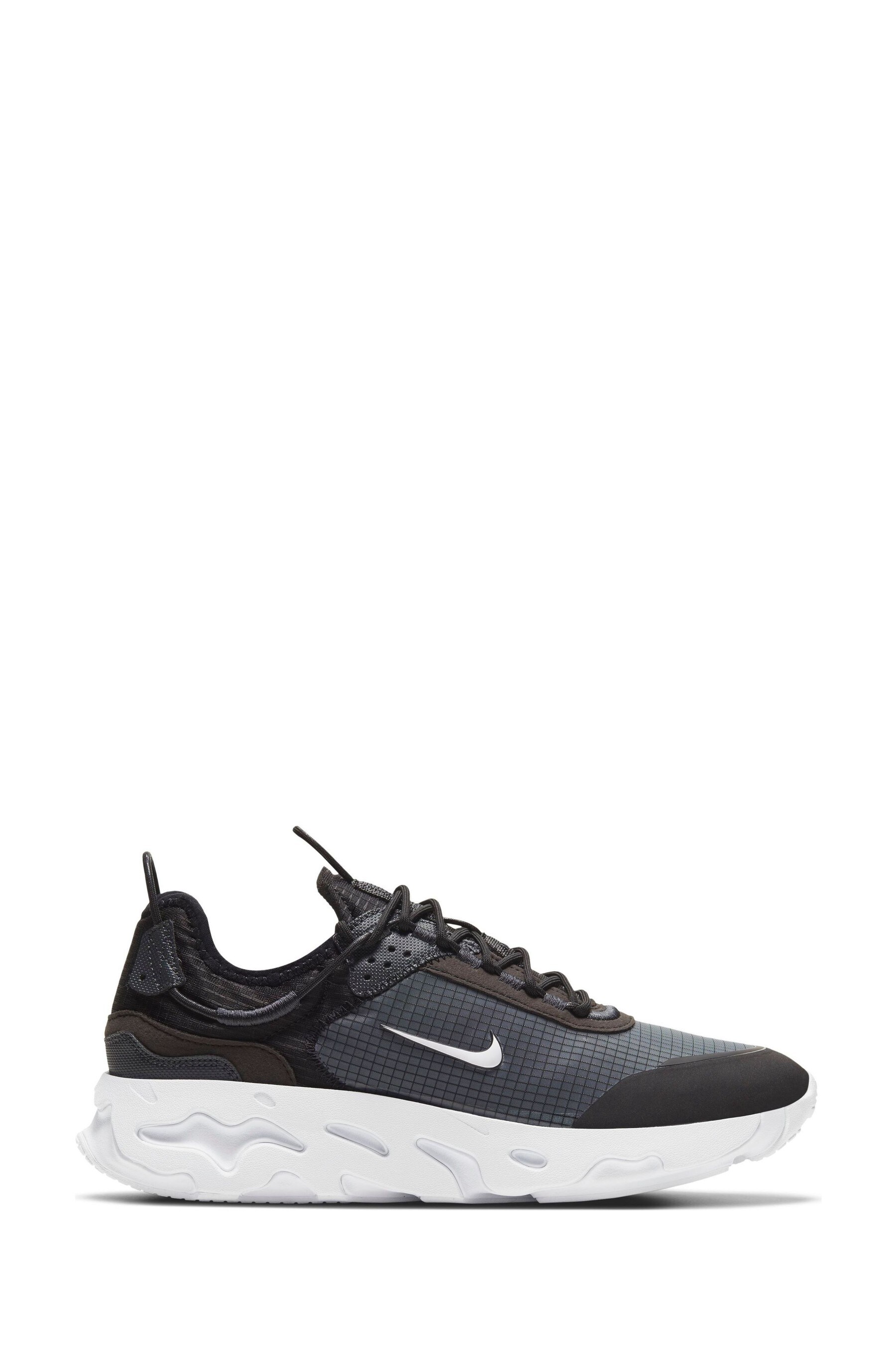 Buy Nike Black White React Live Trainers from Next Luxembourg