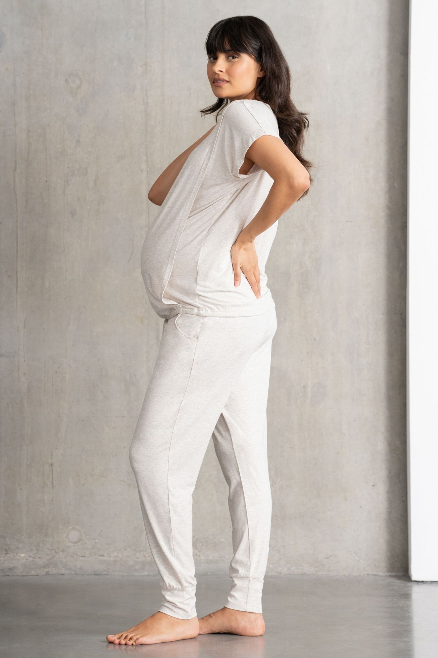 Buy Seraphine Maternity Nursing Ultra Soft White Loungewear Set from the Next UK online shop