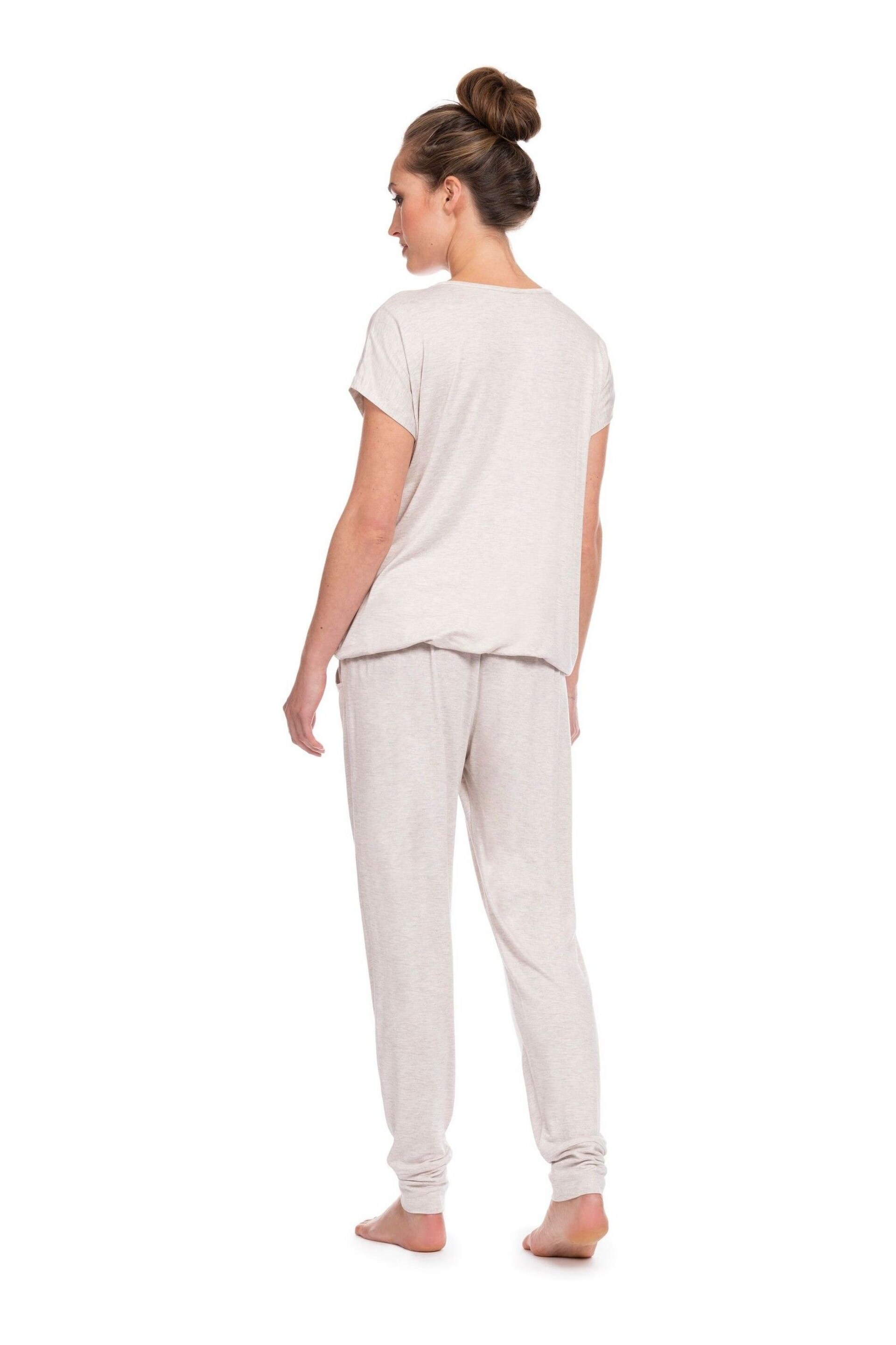 Seraphine Maternity & Nursing Ultra-Soft White Loungewear Set - Image 2 of 3