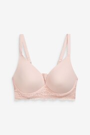 Light Pink DD+ Light pad Non Wire Lounge Bra - Image 5 of 6