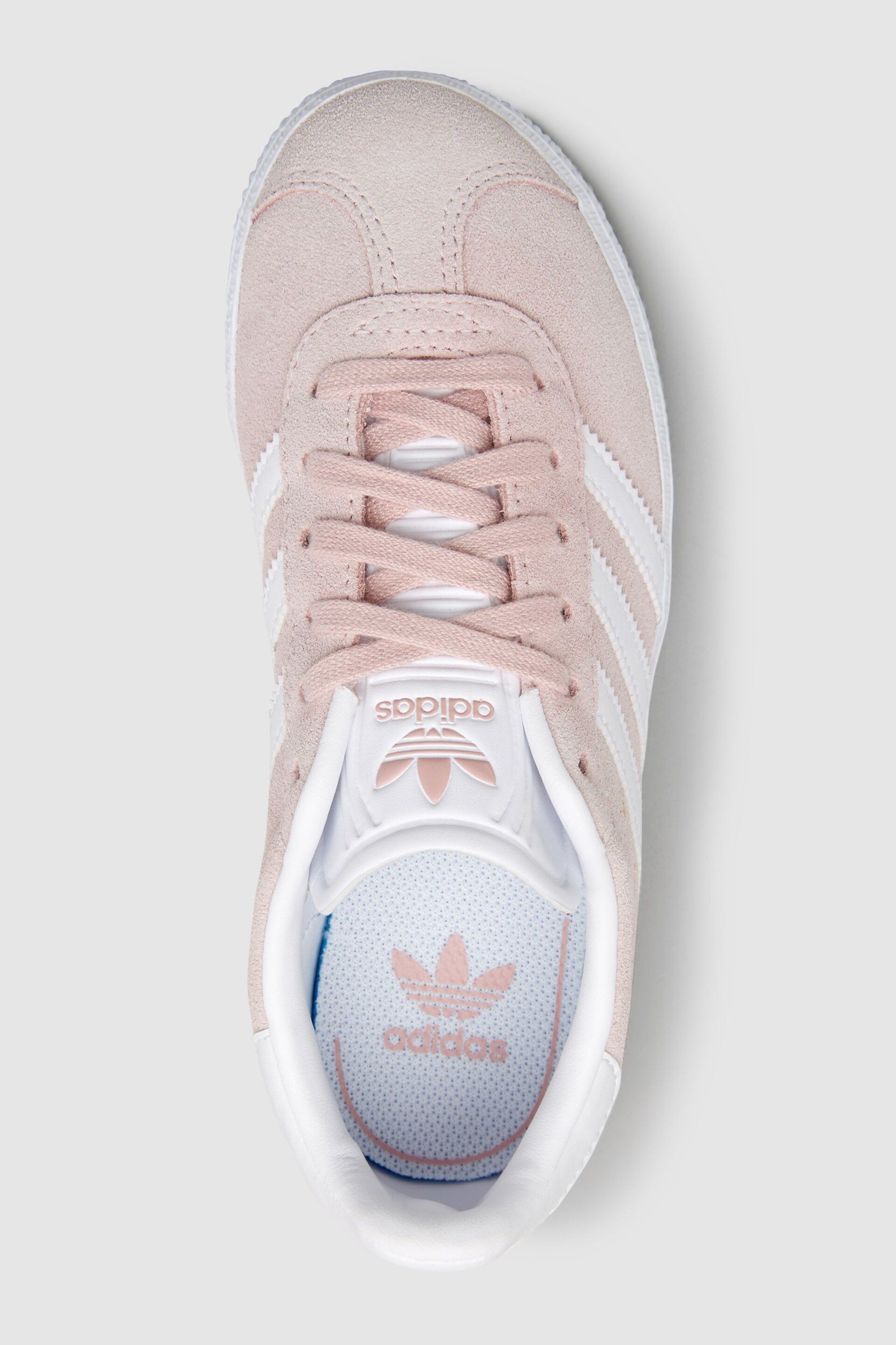 adidas Pale Pink Gazelle Shoes - Image 3 of 4