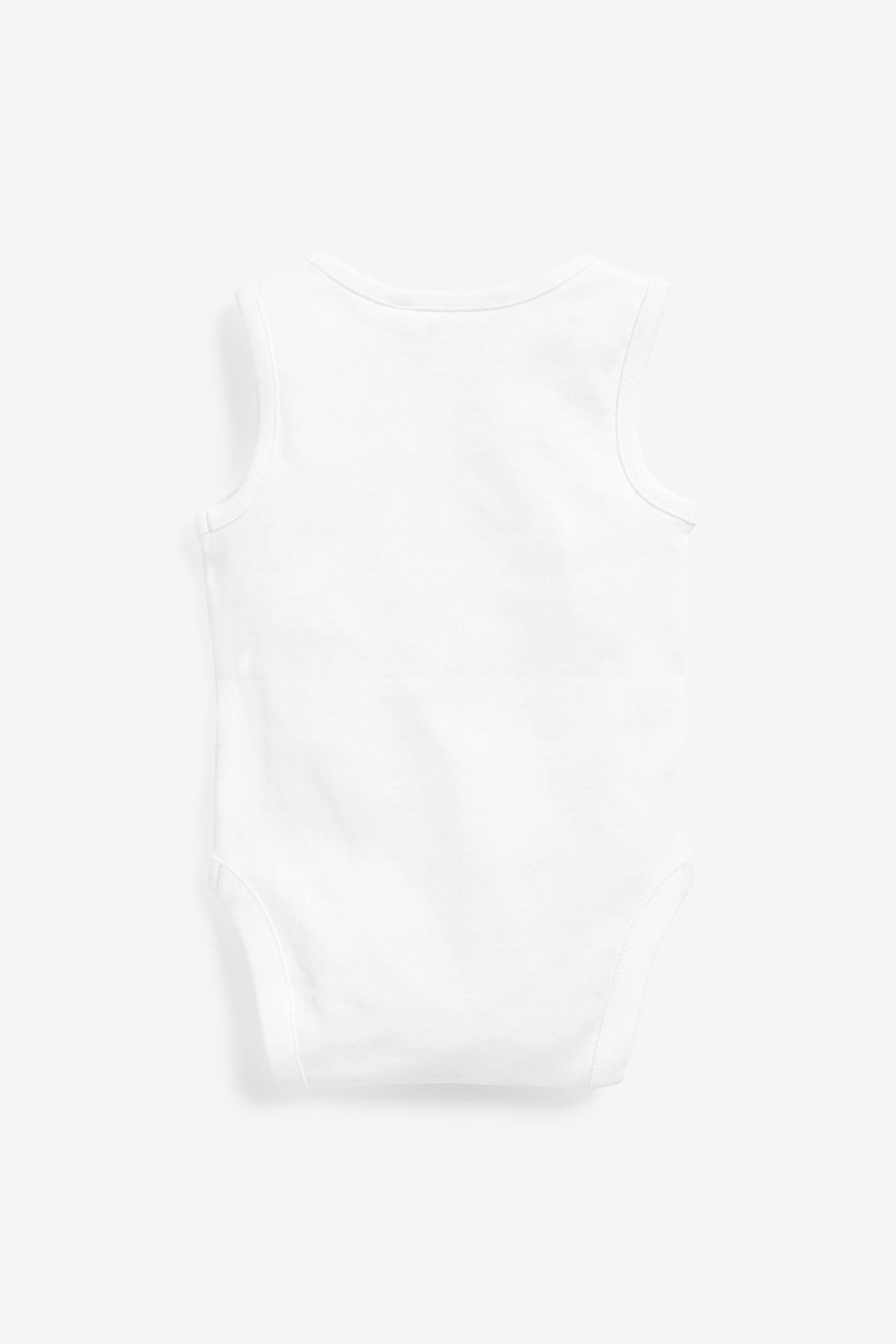 White clearance newborn vests