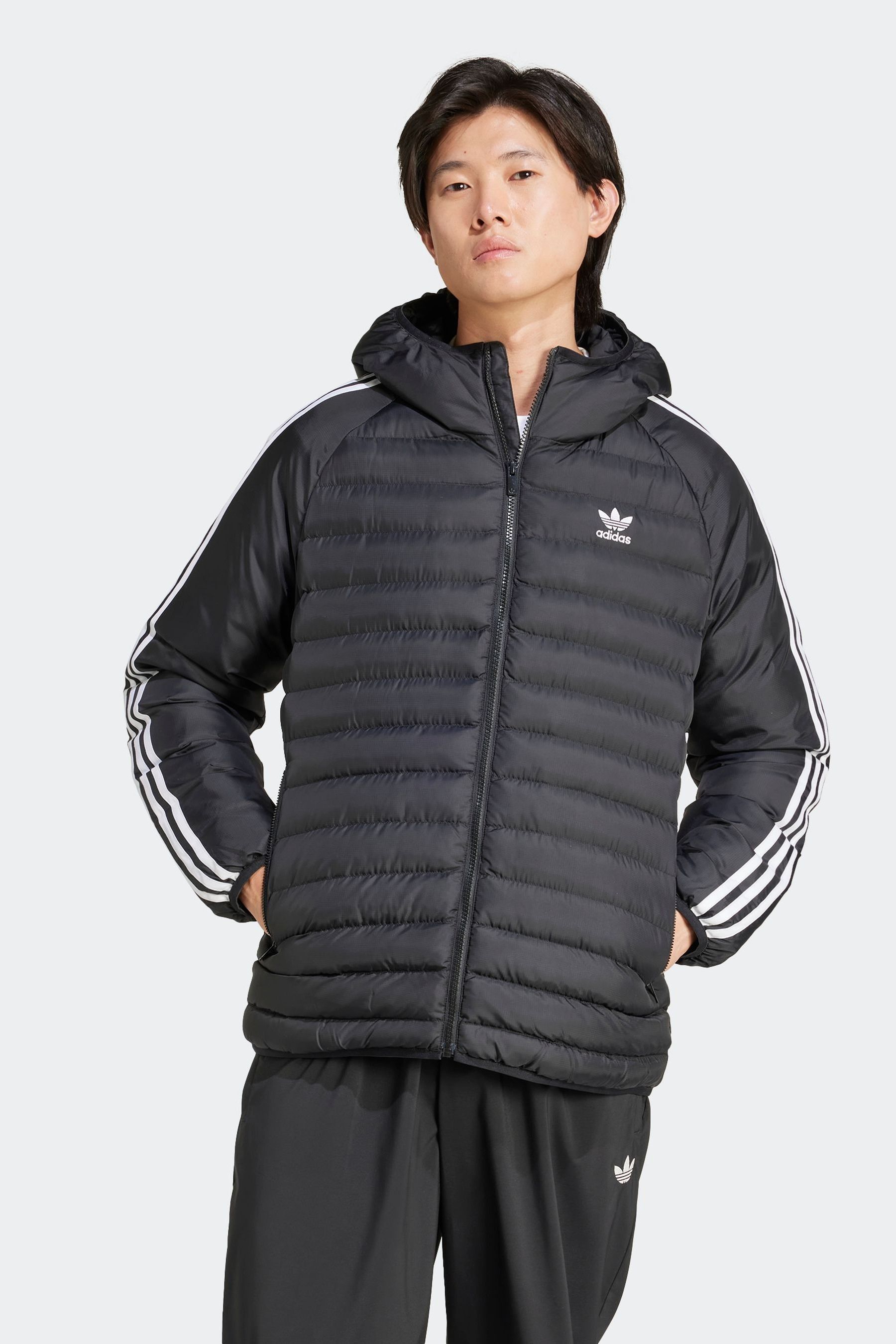 Hooded jacket adidas hot sale