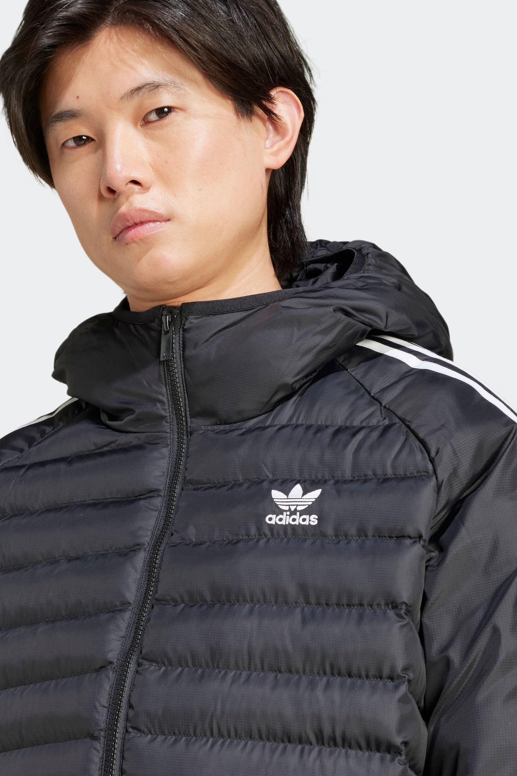 Buy adidas Black Originals Padded Hooded Jacket from Next Canada