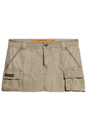 Superdry Brown Utility Parachute Skirt - Image 6 of 9