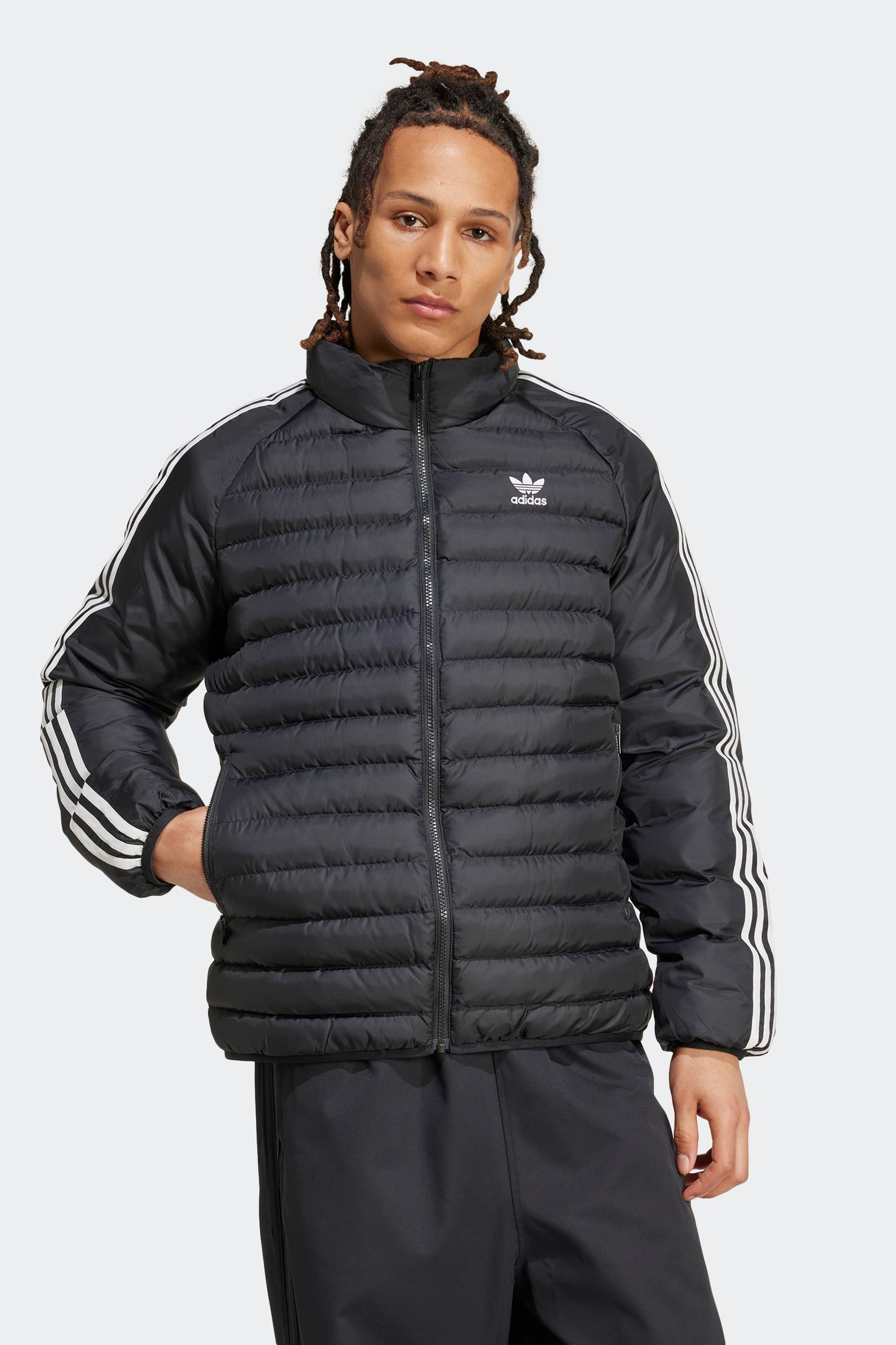 Buy adidas Black Padded Jacket from the Next UK online shop