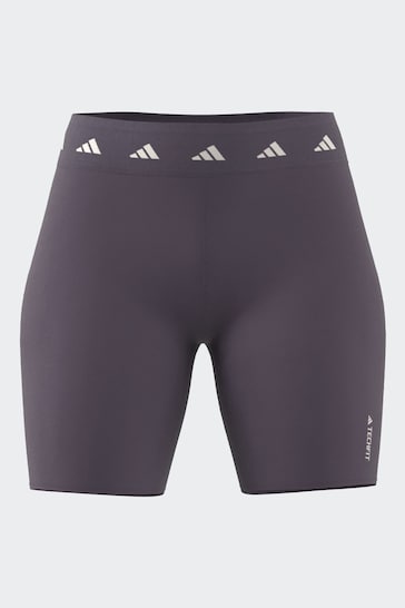 adidas Purple Techfit Bike Shorts
