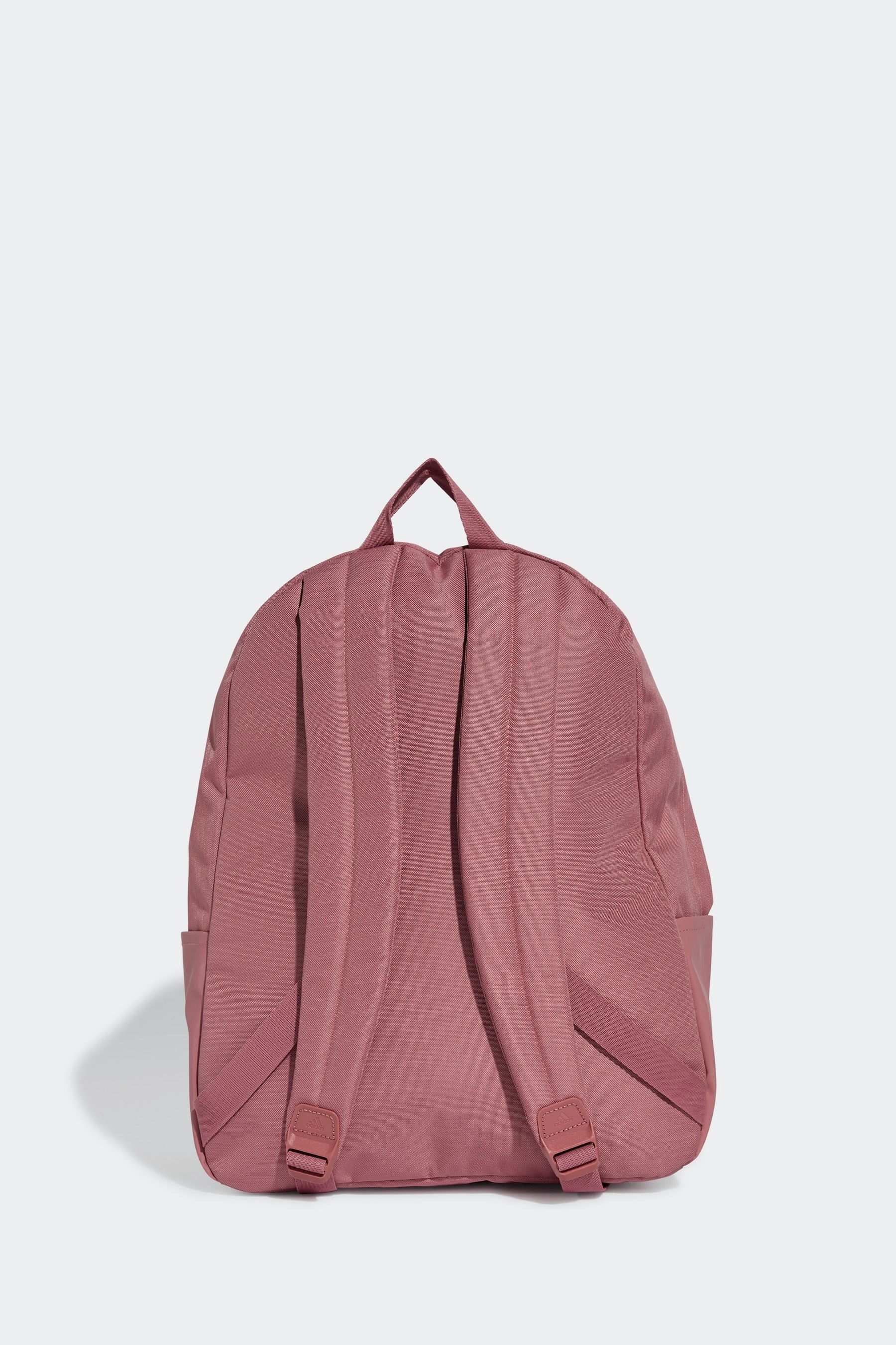 adidas Red Classic Horizontal 3 Stripes Backpack