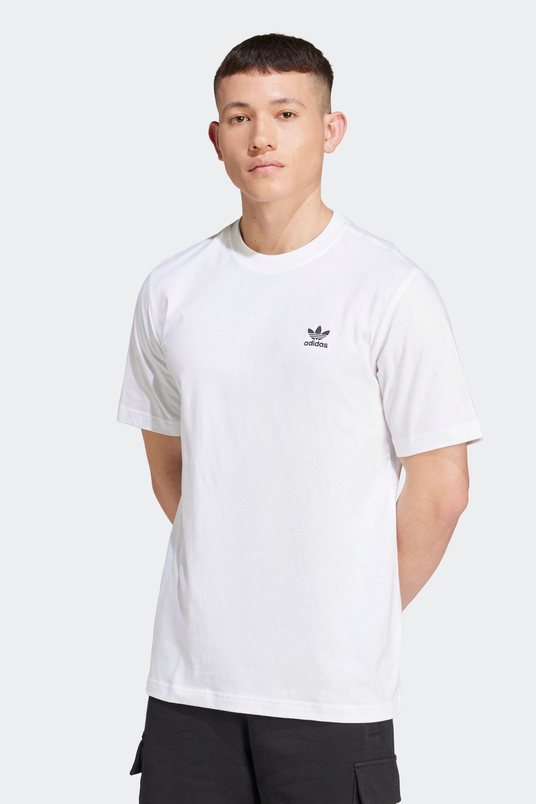 Buy adidas originals White Originals Trefoil Essentials 100 Cotton T Shirt from Next Germany