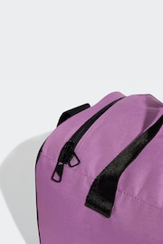 adidas Purple Linear Duffle Bag - Image 6 of 6