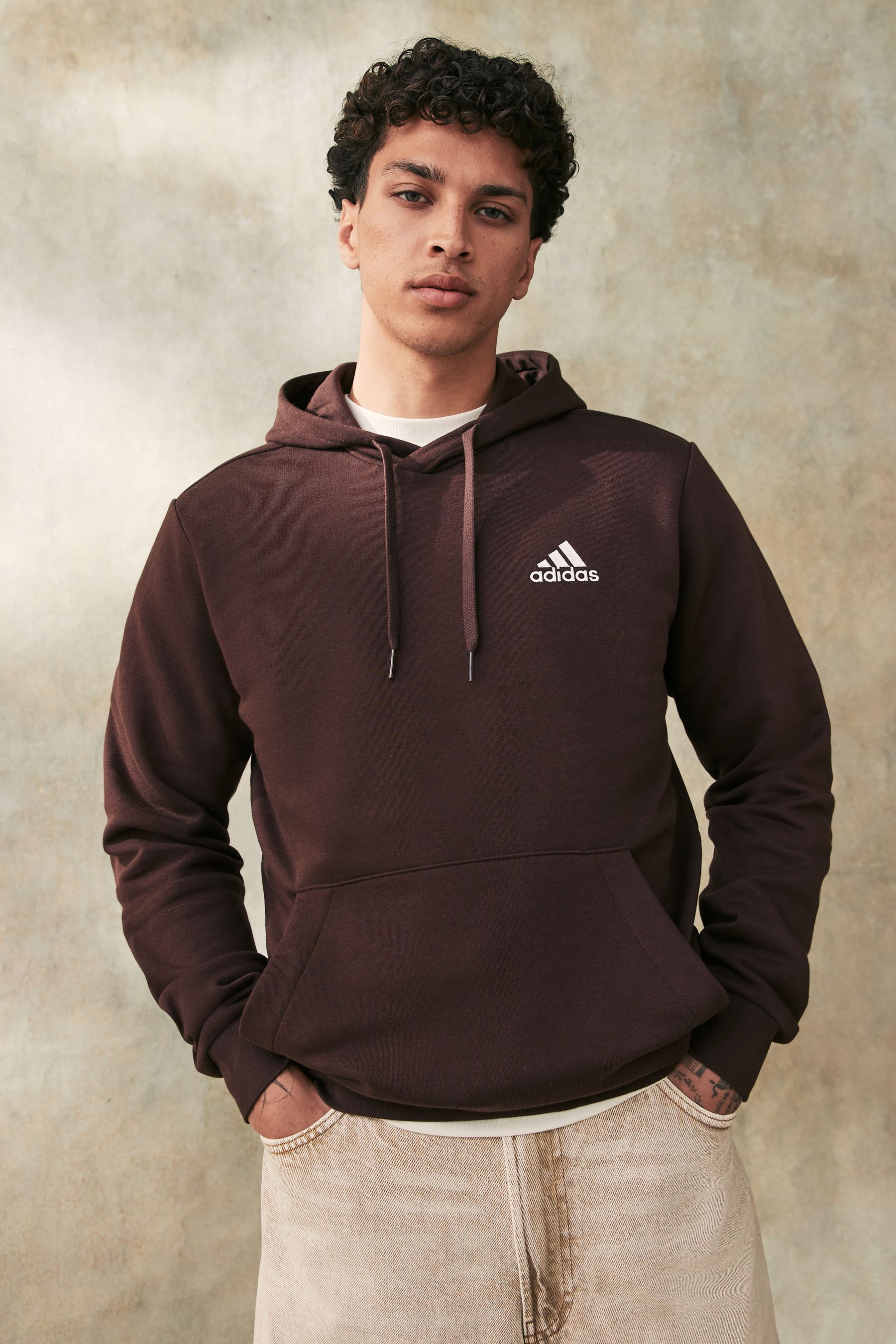 Buy adidas Brown Essentials Feelcozy Hoodie from Next Norway