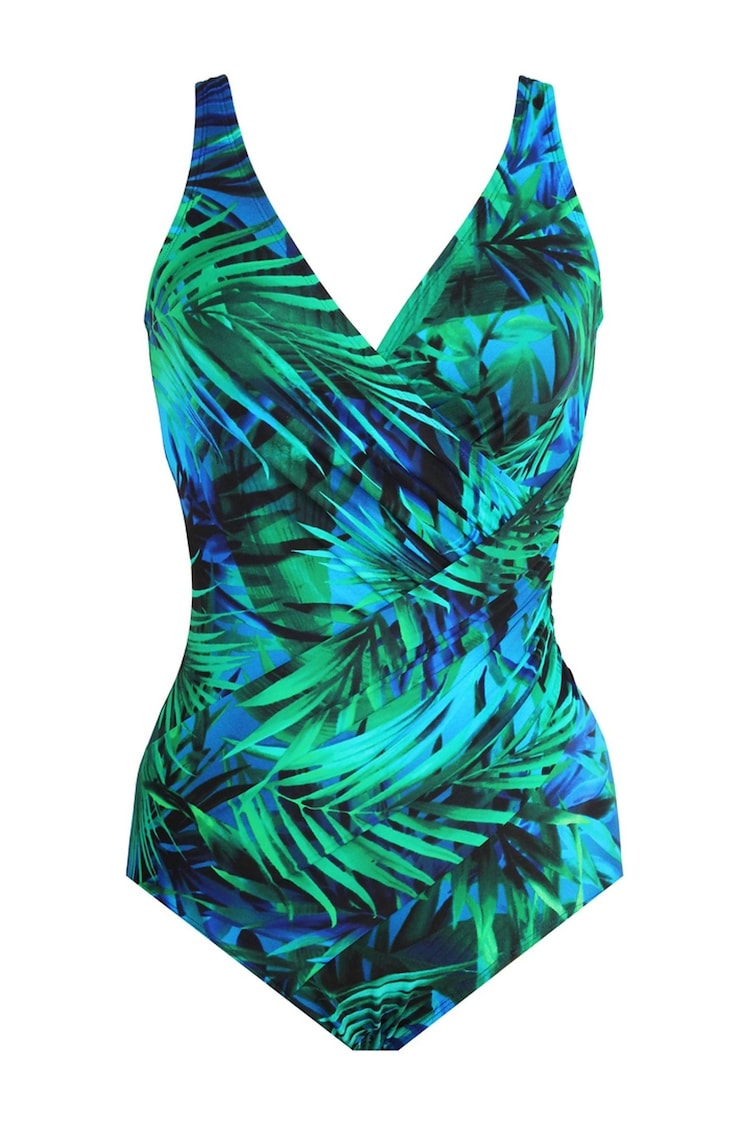 Miraclesuit Green Oceanus Palm Reeder Tummy Control Swimsuit - Image 5 of 5