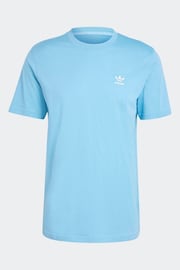 adidas originals Dark Blue Originals Trefoil Essentials 100% Cotton T-Shirt - Image 4 of 4