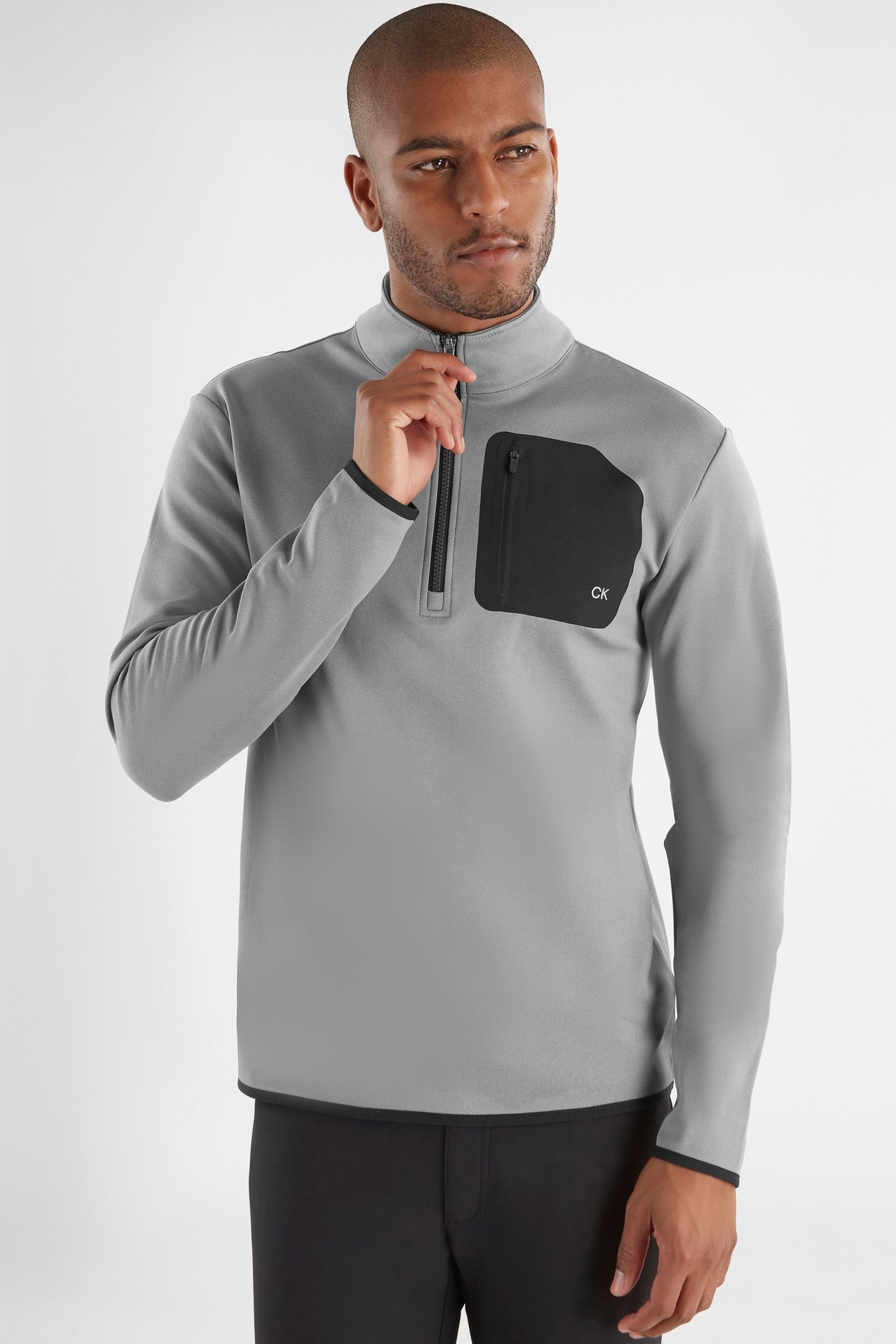 Buy Calvin Klein Golf Delta Quarter Zip Sweatshirt from Next Ireland