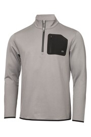 Calvin Klein Golf Green Delta 1/2 Zip Sweat Top - Image 6 of 9