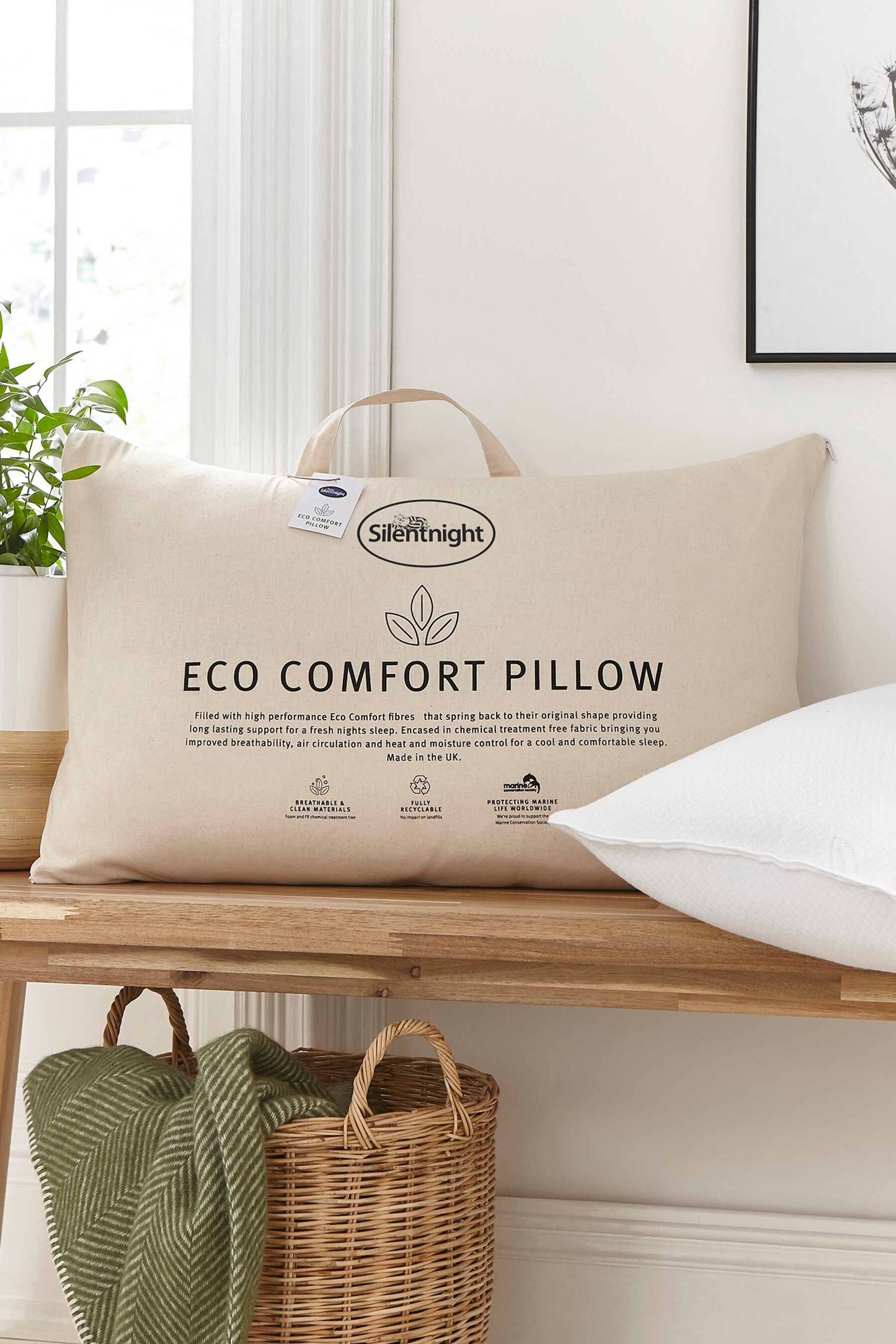 Buy Silentnight Eco Soft Comfort Pillow from Next USA