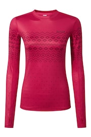 Tog 24 Pink Snowdon Thermal Zip Neck T-Shirt - Image 7 of 8