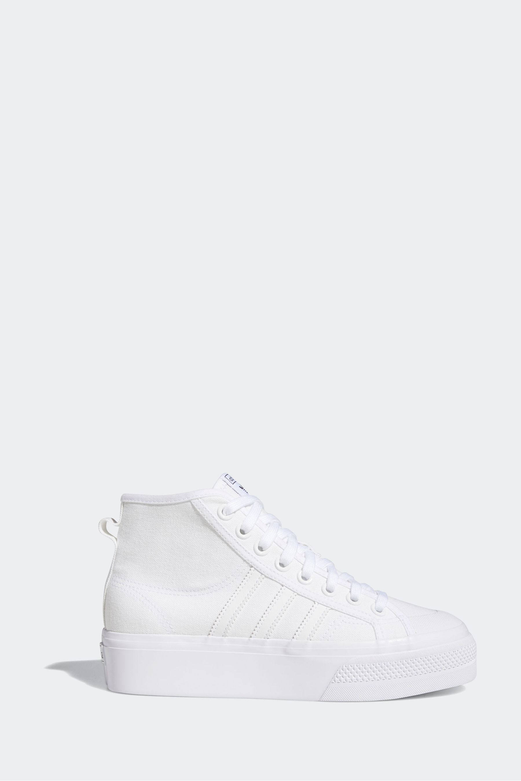 Buy adidas Originals White Nizza Platform Mid Trainers from the Next UK online shop