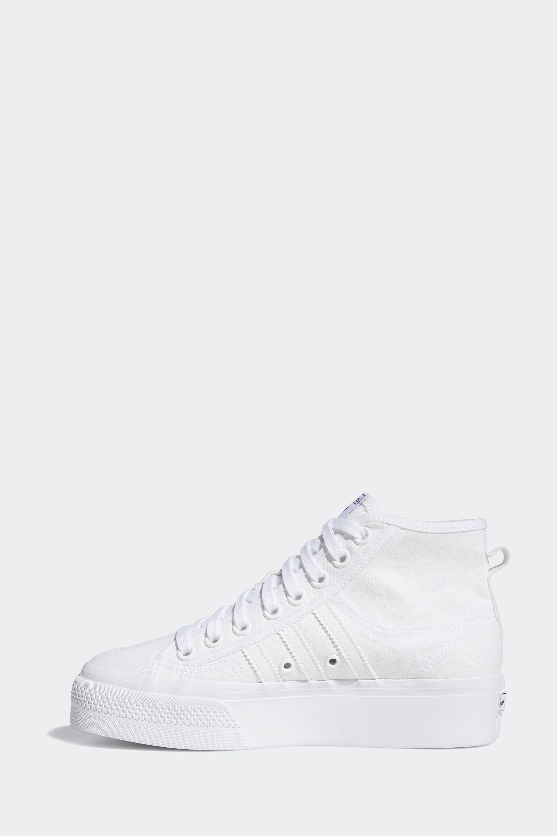 Adidas black & white nizza trainers online