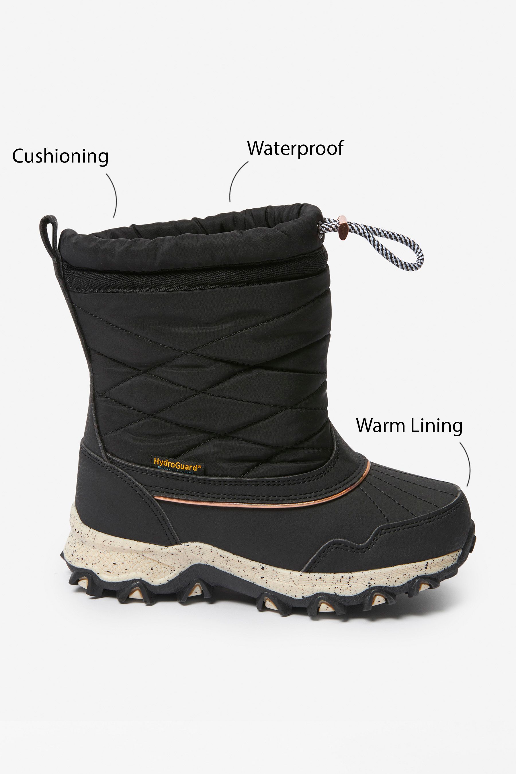 Fur lined waterproof boots online