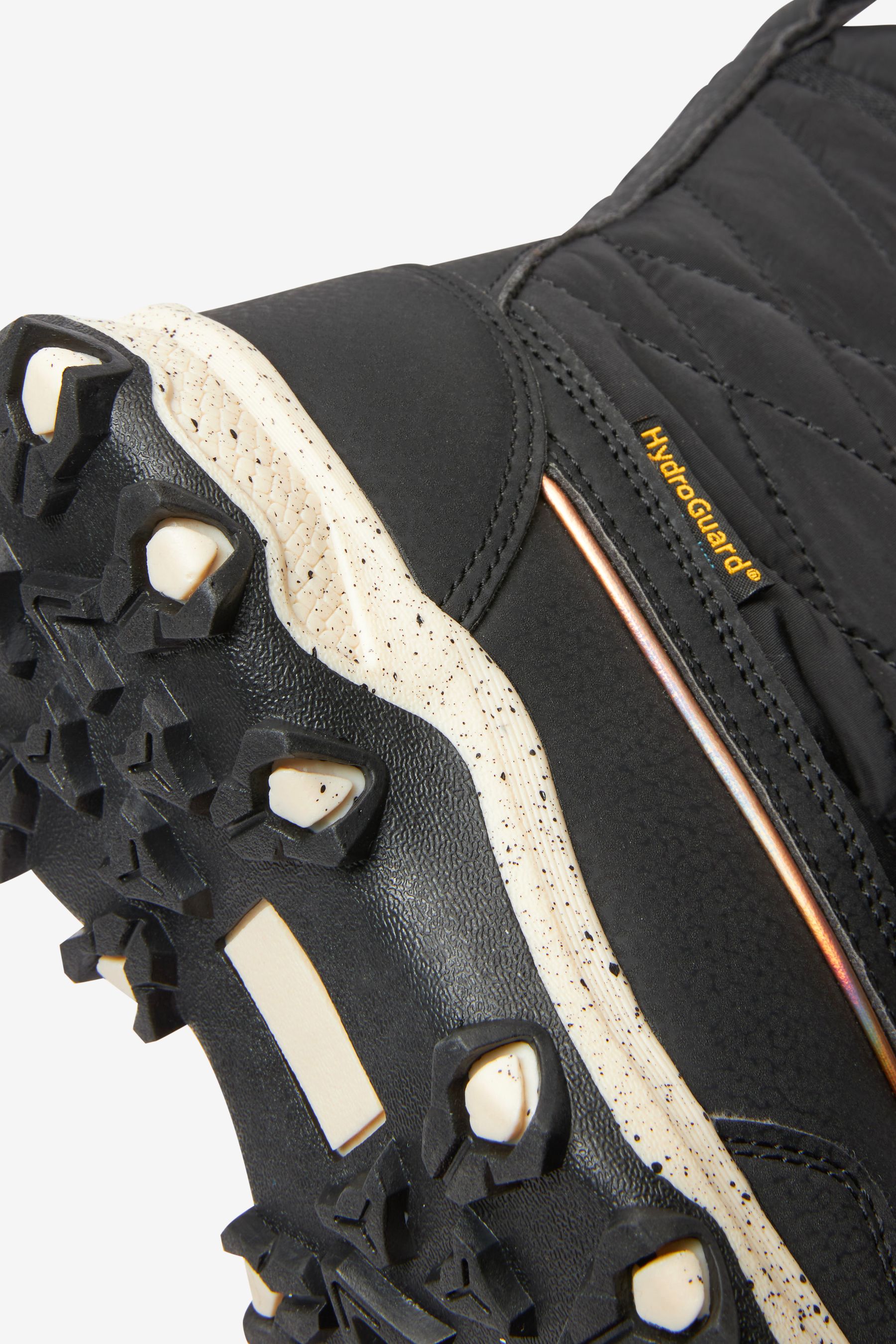 Buy Black Rose Gold Waterproof Warm Faux Fur Lined Snow Boots from the Next UK online shop