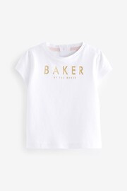 Baker by Ted Baker T-Shirt And Embroidered Denim Dungarees Set - Image 10 of 13