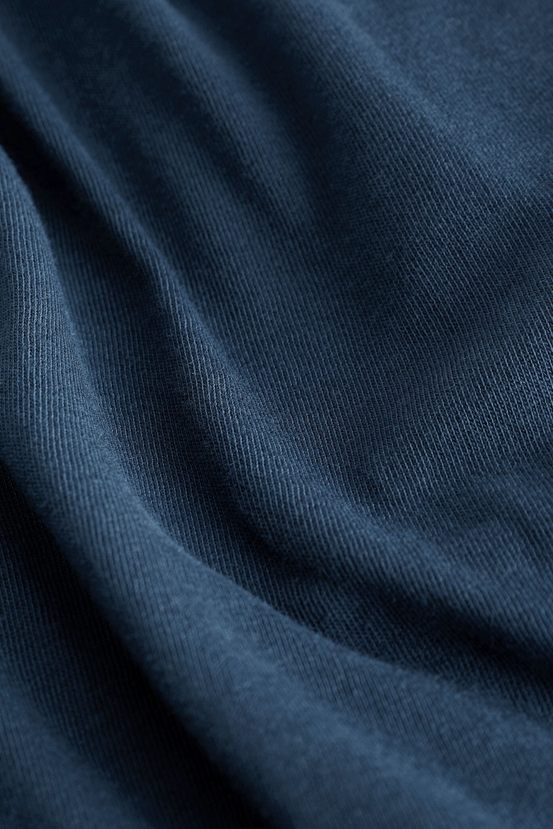 Navy Blue Sleeveless Jersey Dress - Image 5 of 5