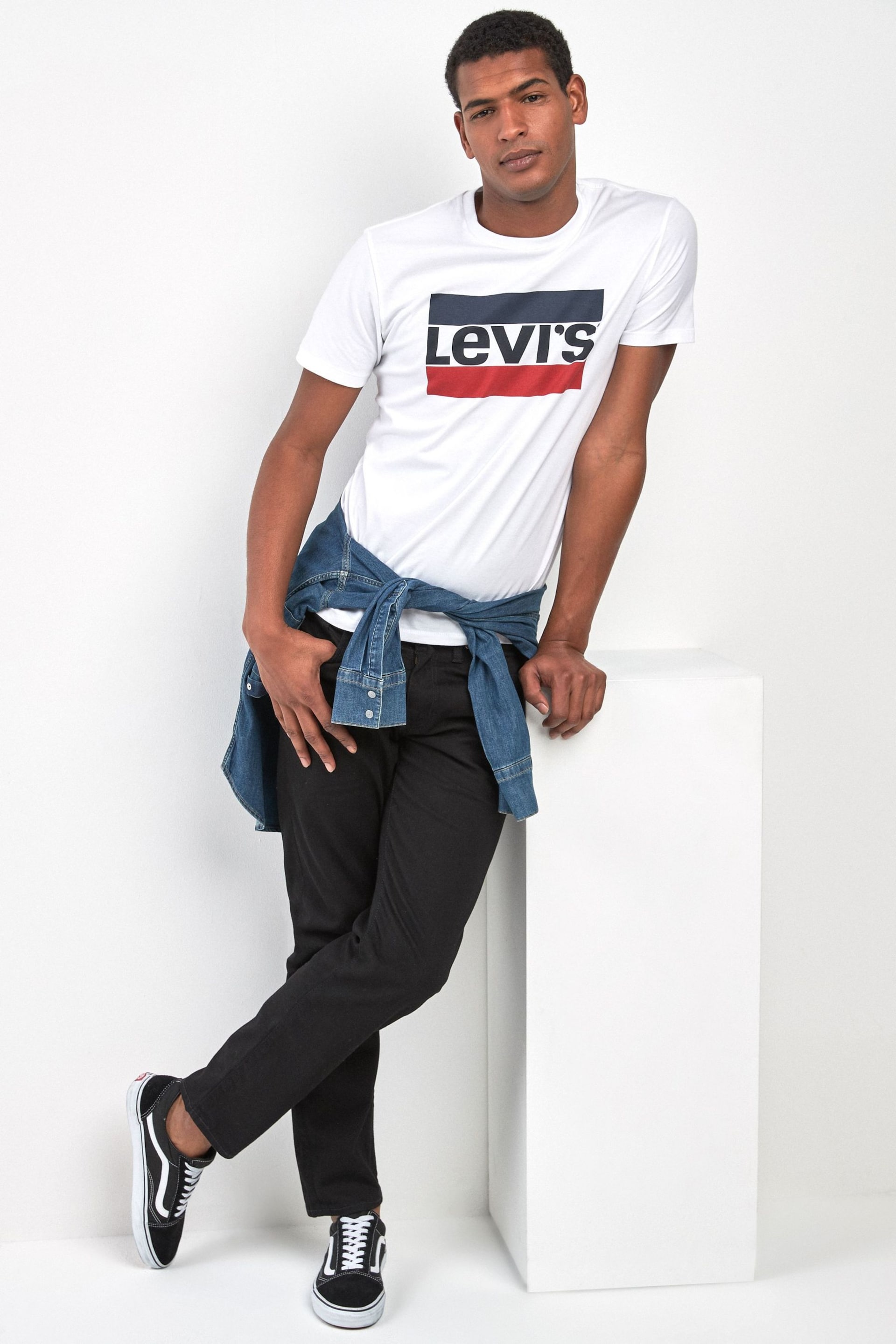 Levi's® White Sportswear Graphic T-Shirt - Image 1 of 4