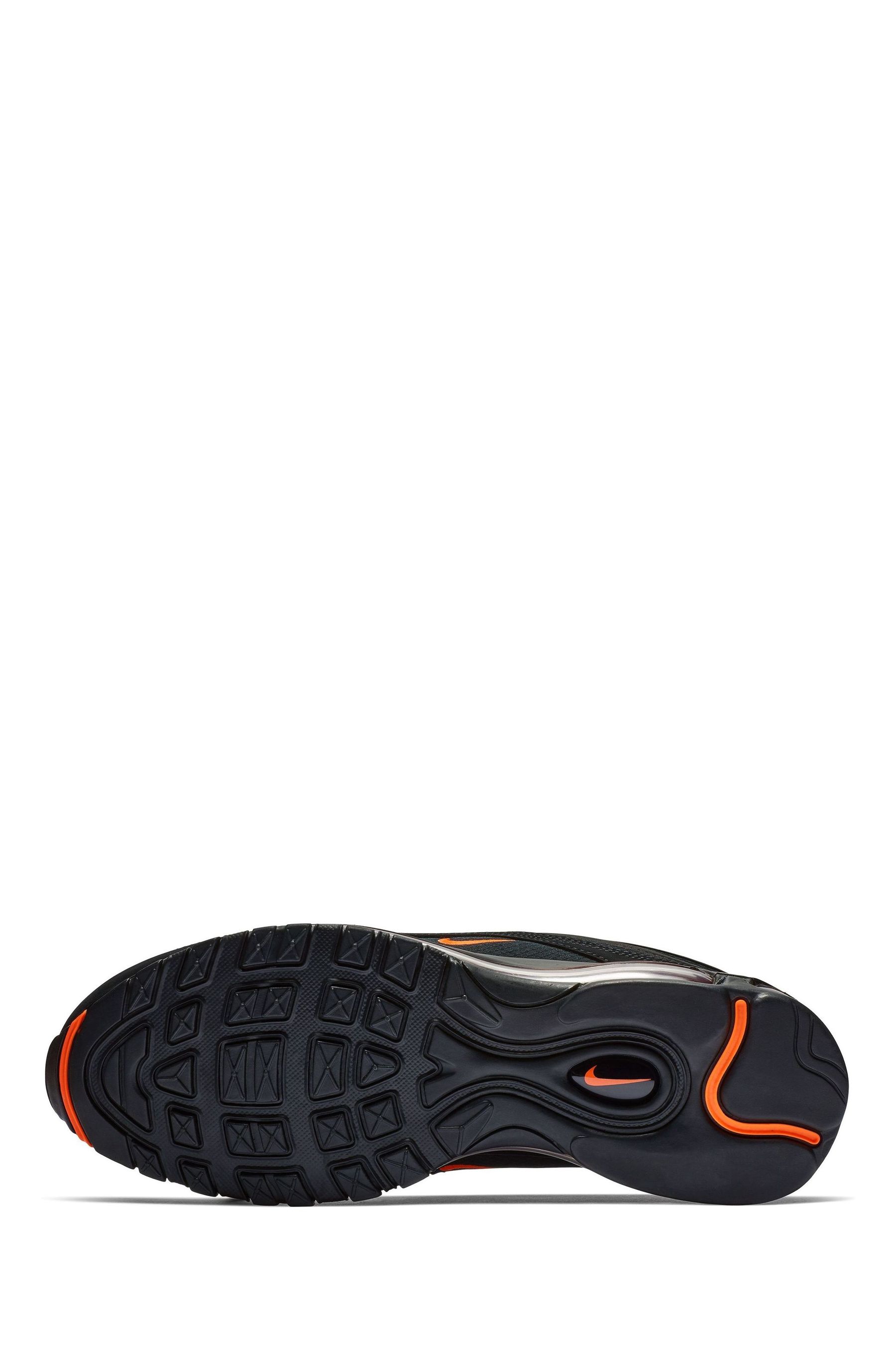 Buy Nike Black Orange Air Max 97 Trainers from Next Luxembourg
