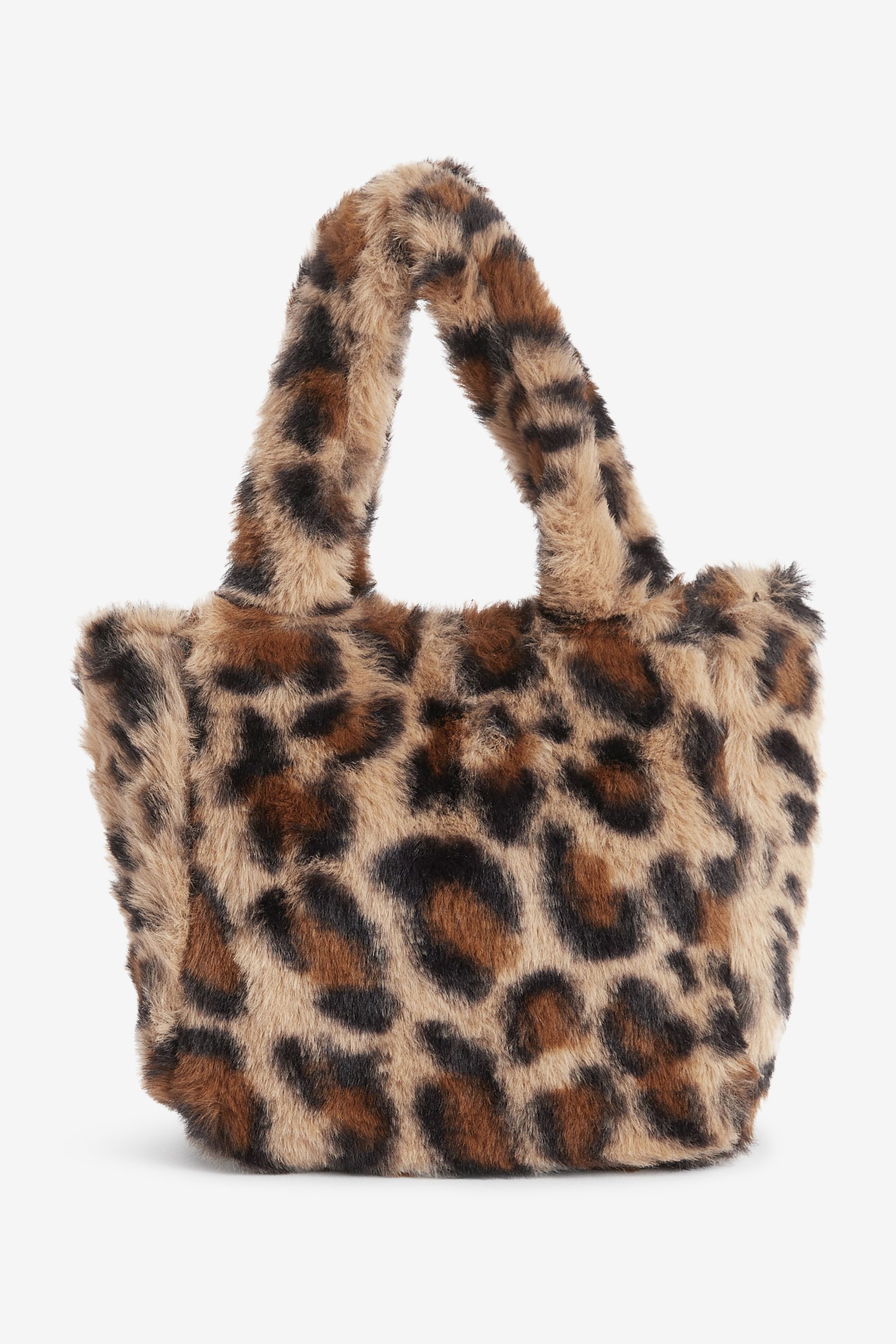 Buy Brown Faux Fur Bucket Bag from Next Luxembourg