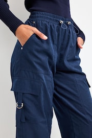 Navy Blue Lightweight Cargo Trousers - Image 5 of 7