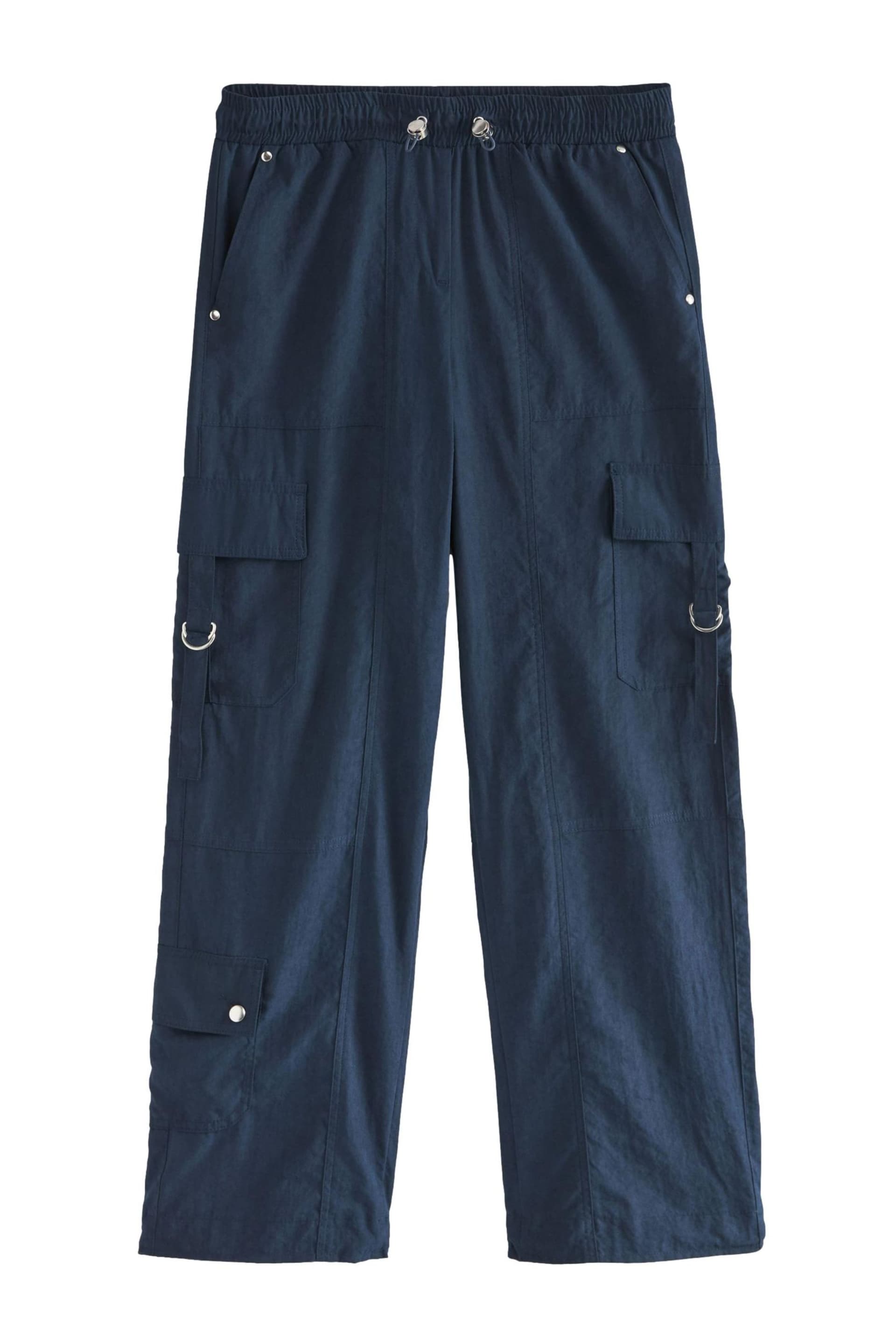 Navy Blue Lightweight Cargo Trousers - Image 6 of 7