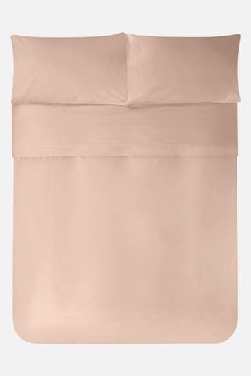 Jasper Conran London Pink Organic Cotton 300 Thread Count Percale Pillowcase
