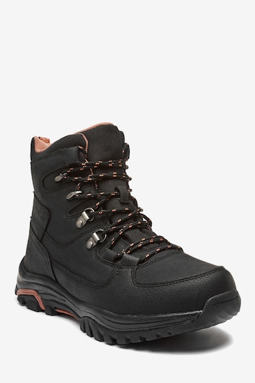 Black Regular/Wide Fit Next Active Sports Performance Forever Comfort® Waterproof Walking Boots