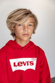 Levi's® Red Batwing Logo Hoodie - Image 4 of 8