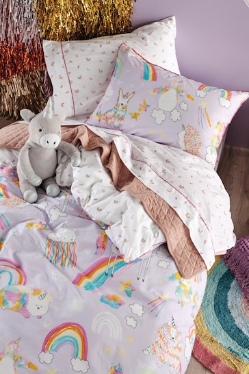 Linen House Kids Multi Kids Unicorniverse Duvet Cover And Pillowcase Set
